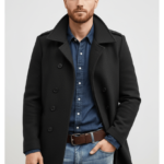 Olav – Men’s Wool Trench Coat - Tailored Fit